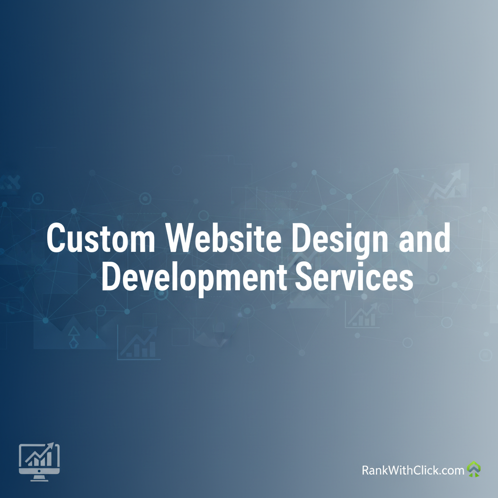 Custom Website Design and Development Services